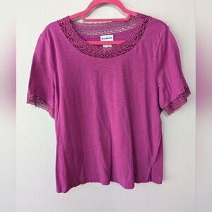 BonWorth women's pink short sleeve top size M